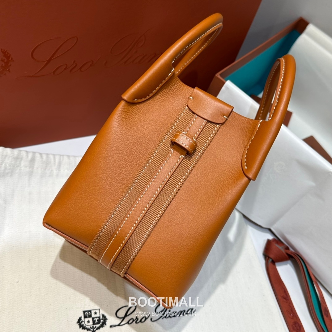 Loro Piana Classic Bucket Calfskin Warm Brown Bag 로로피아나 클래식 버킷 카프스킨 웜브라운 16cm 7