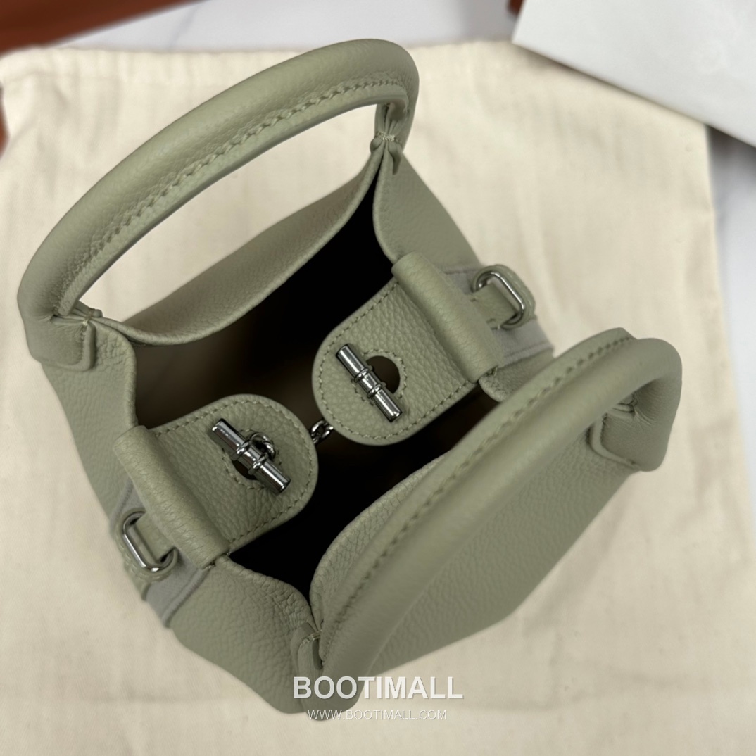 Loro Piana Micro Bale Bag Calfskin 로로피아나 마이크로 베일 카프스킨 버킷백 16cm 7