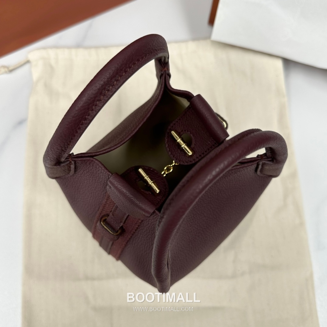 Loro Piana Micro Bale Bag Calfskin 로로피아나 마이크로 베일 카프스킨 버킷백 17cm 6