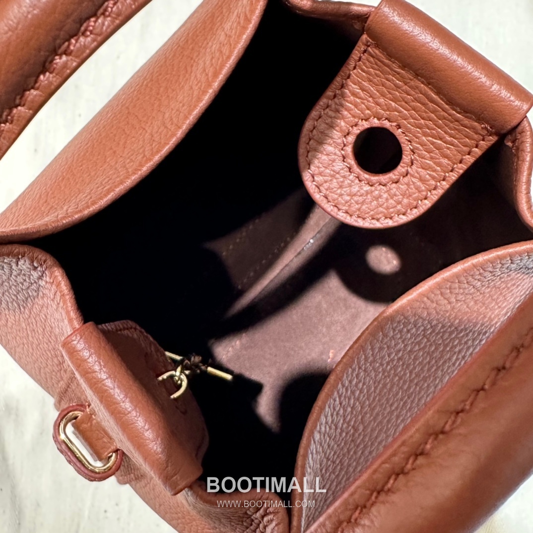 Loro Piana Micro Bale Bag Calfskin 로로피아나 마이크로 베일 카프스킨 버킷백 16cm 7