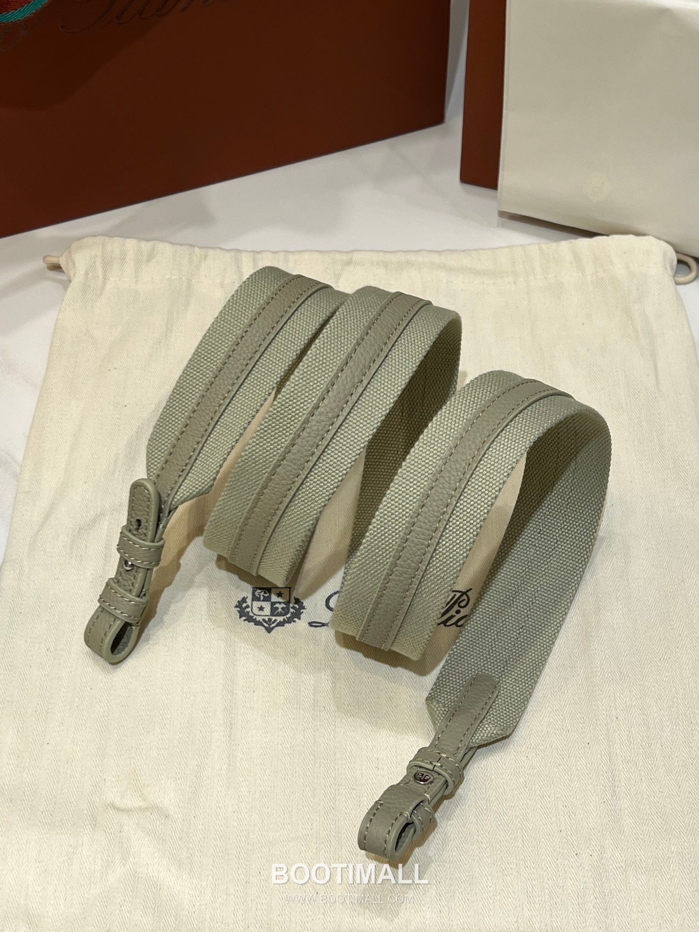 Loro Piana Pian Calfskin Green Bucket Bag 로로피아나 Pian 카프스킨 그린 버킷백 18