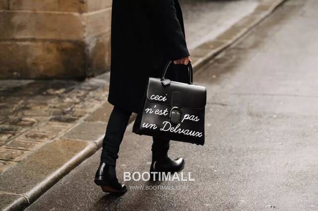 Delvaux Brillant Box Calf Bag 델보 브리앙 박스 카프 탑핸들백 37cm 1