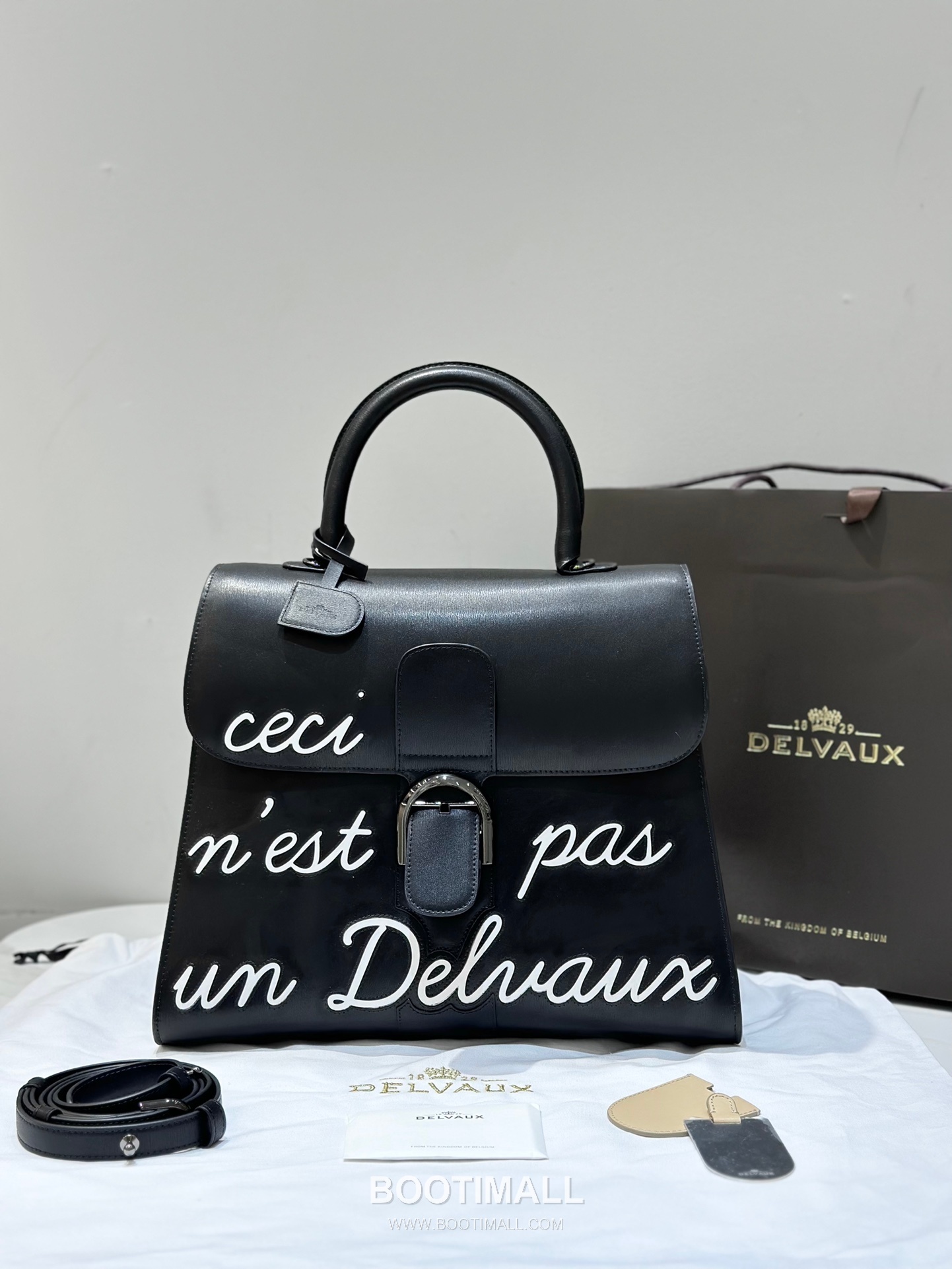Delvaux Brillant Box Calf Bag 델보 브리앙 박스 카프 탑핸들백 37cm 8