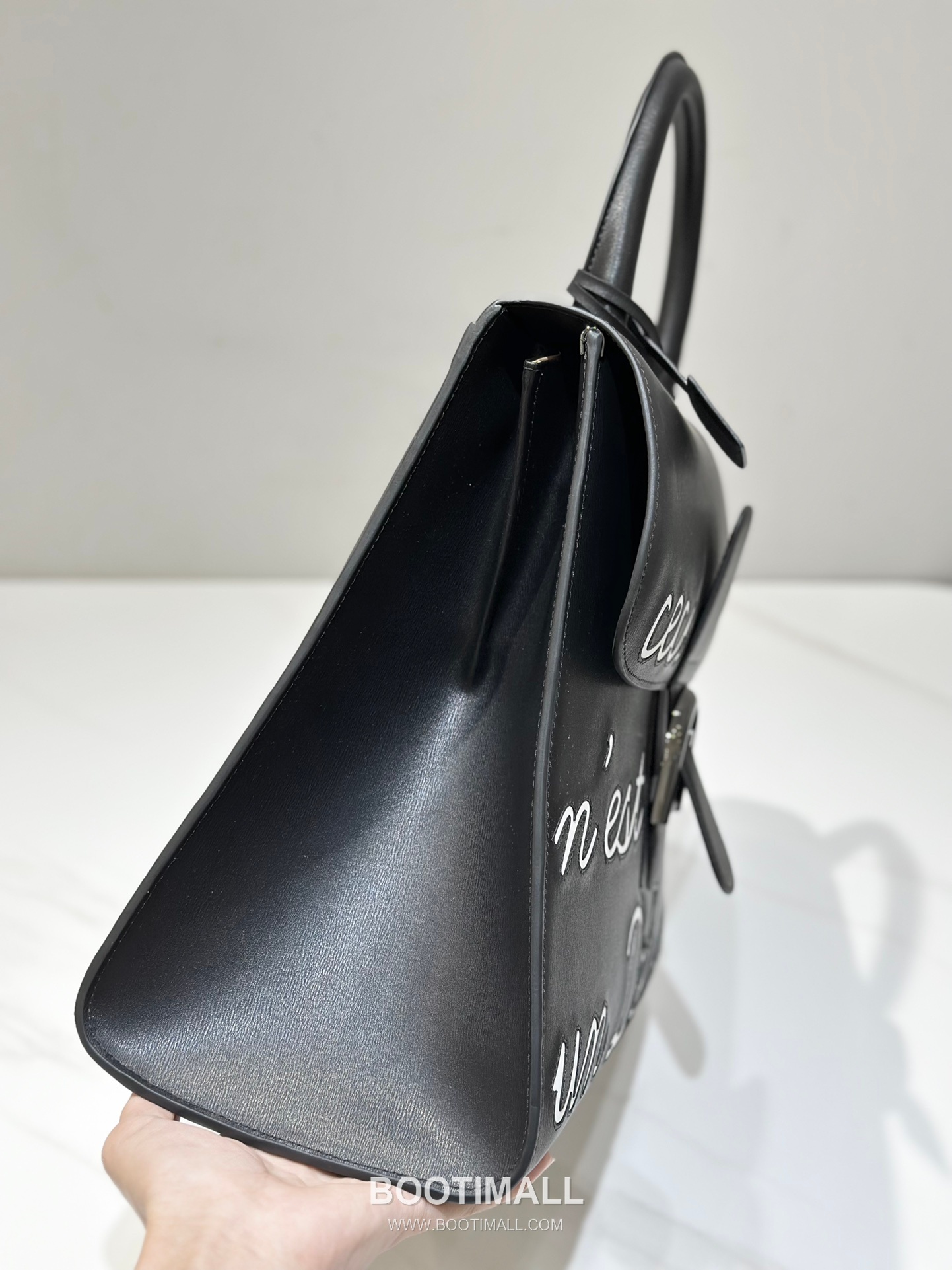 Delvaux Brillant Box Calf Bag 델보 브리앙 박스 카프 탑핸들백 37cm 11