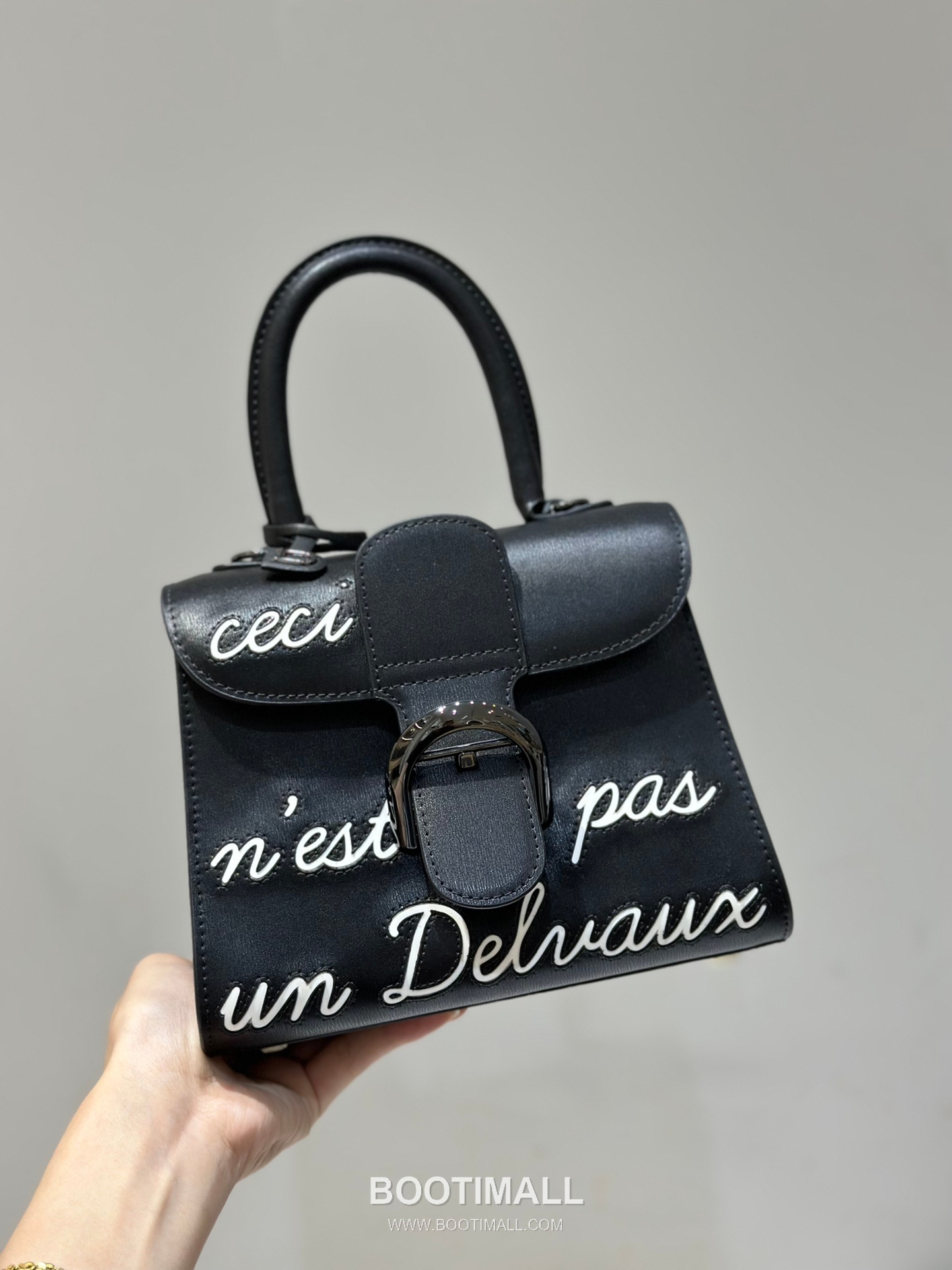Delvaux Brillant Mini Box Calf Bag 델보 브리앙 미니 박스 카프 탑핸들백 20cm 2