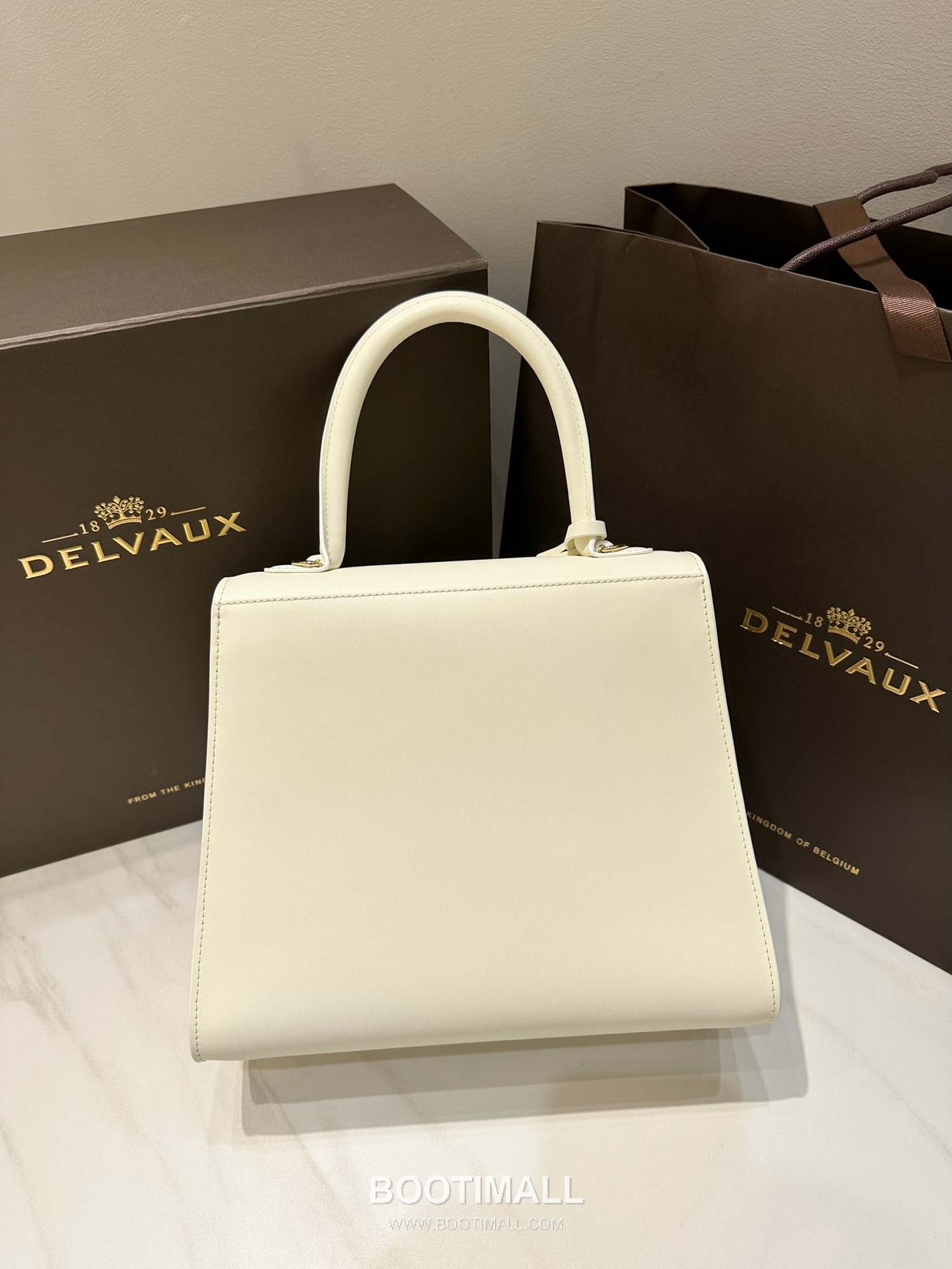 Delvaux Brillant Box Calf Bag 델보 브리앙 박스 카프 탑핸들백 28cm 3