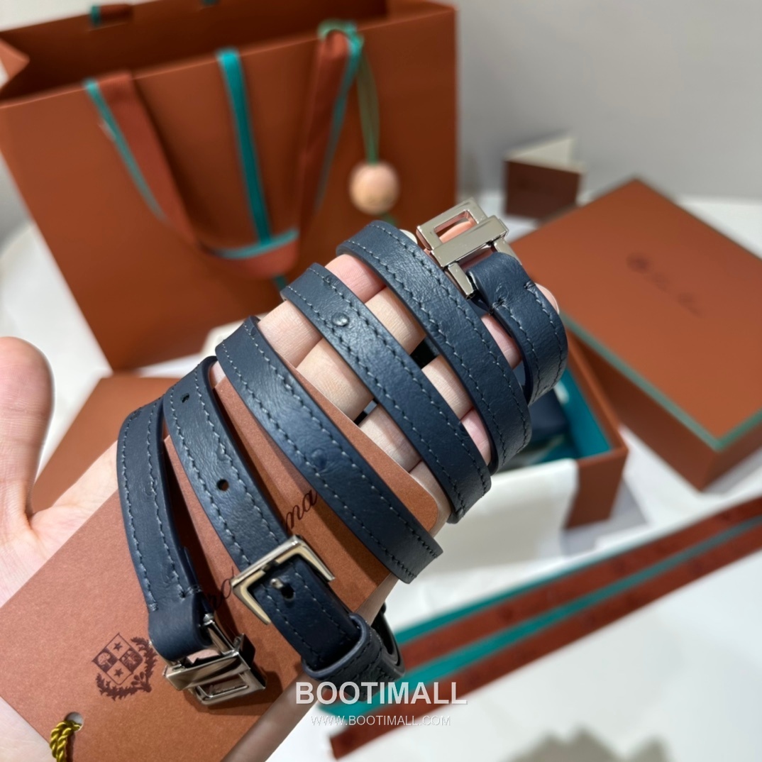 Loro Piana Extra Pocket L19 Ostrich Embossed Calfskin Bag 로로피아나 엑스트라 포켓 L19 오스트리치 엠보스 카프스킨 탑핸들 크로스백 19cm 6