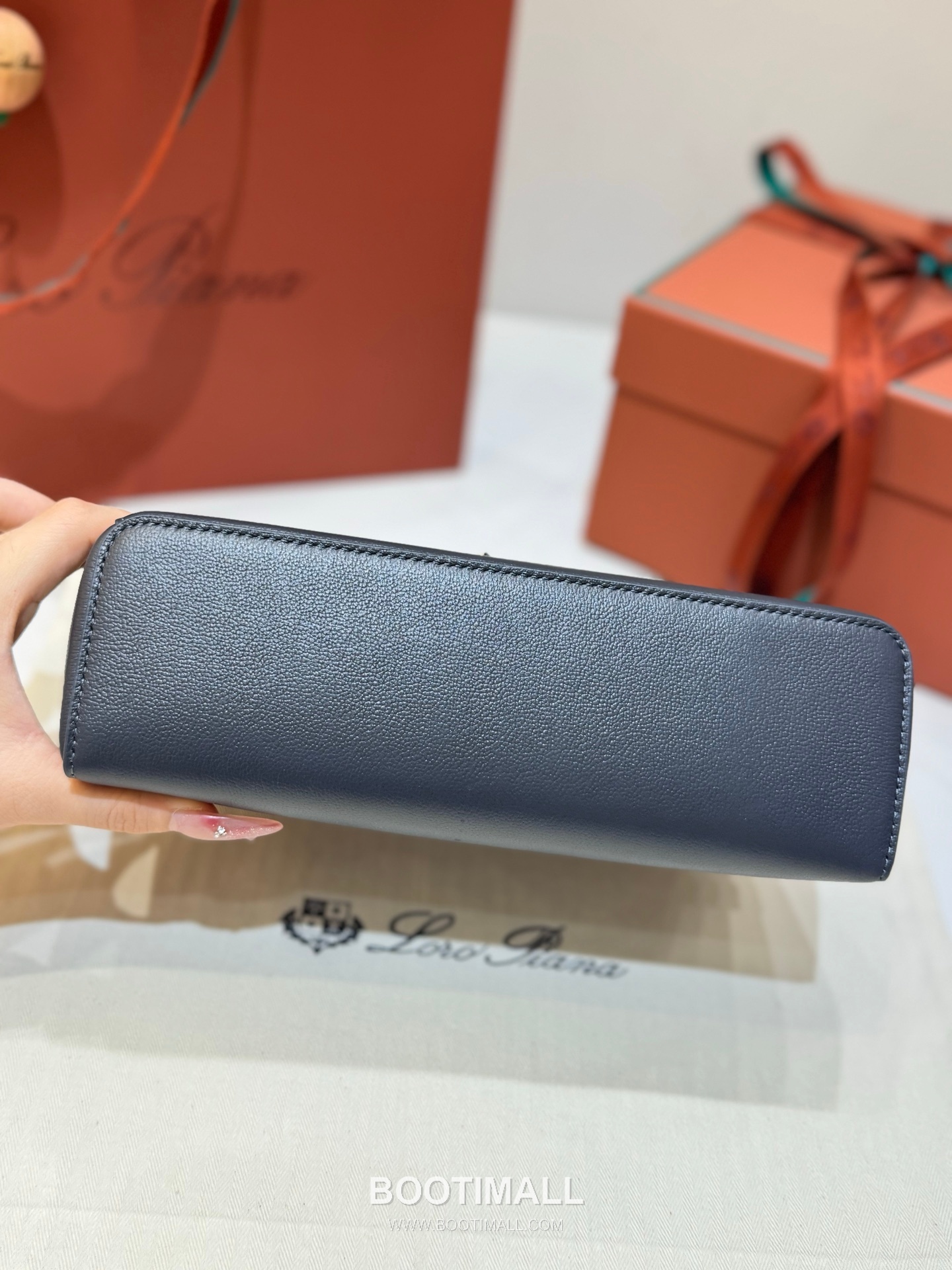 Loro Piana Extra Bag 23 Saddle Leather Bag 로로피아나 엑스트라 백 23 새들 레더 더블지퍼 숄더 크로스백 23cm 6