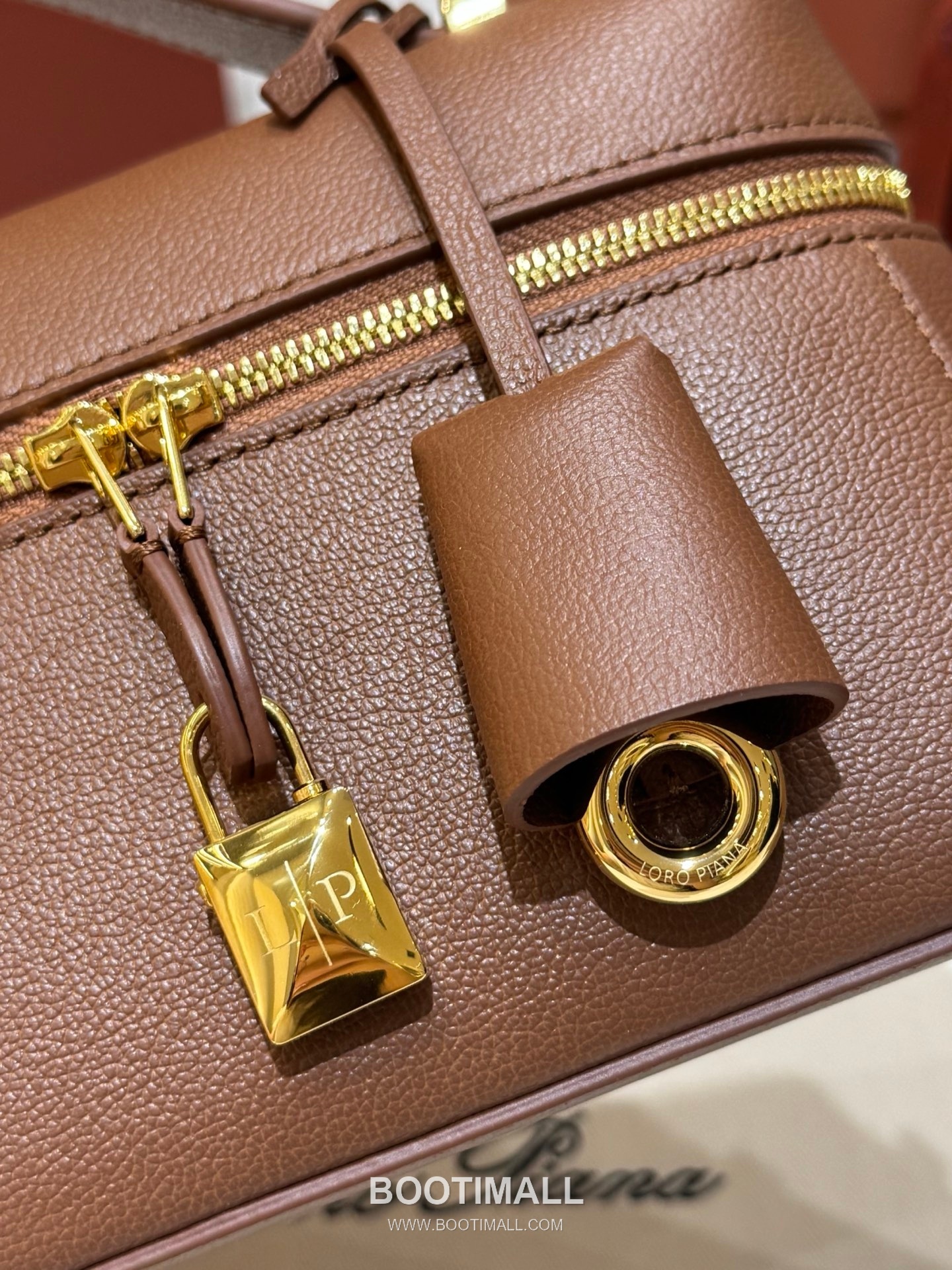 Loro Piana Extra Bag 23 Saddle Leather Bag 로로피아나 엑스트라 백 23 새들 레더 더블지퍼 숄더 크로스백 23cm 5