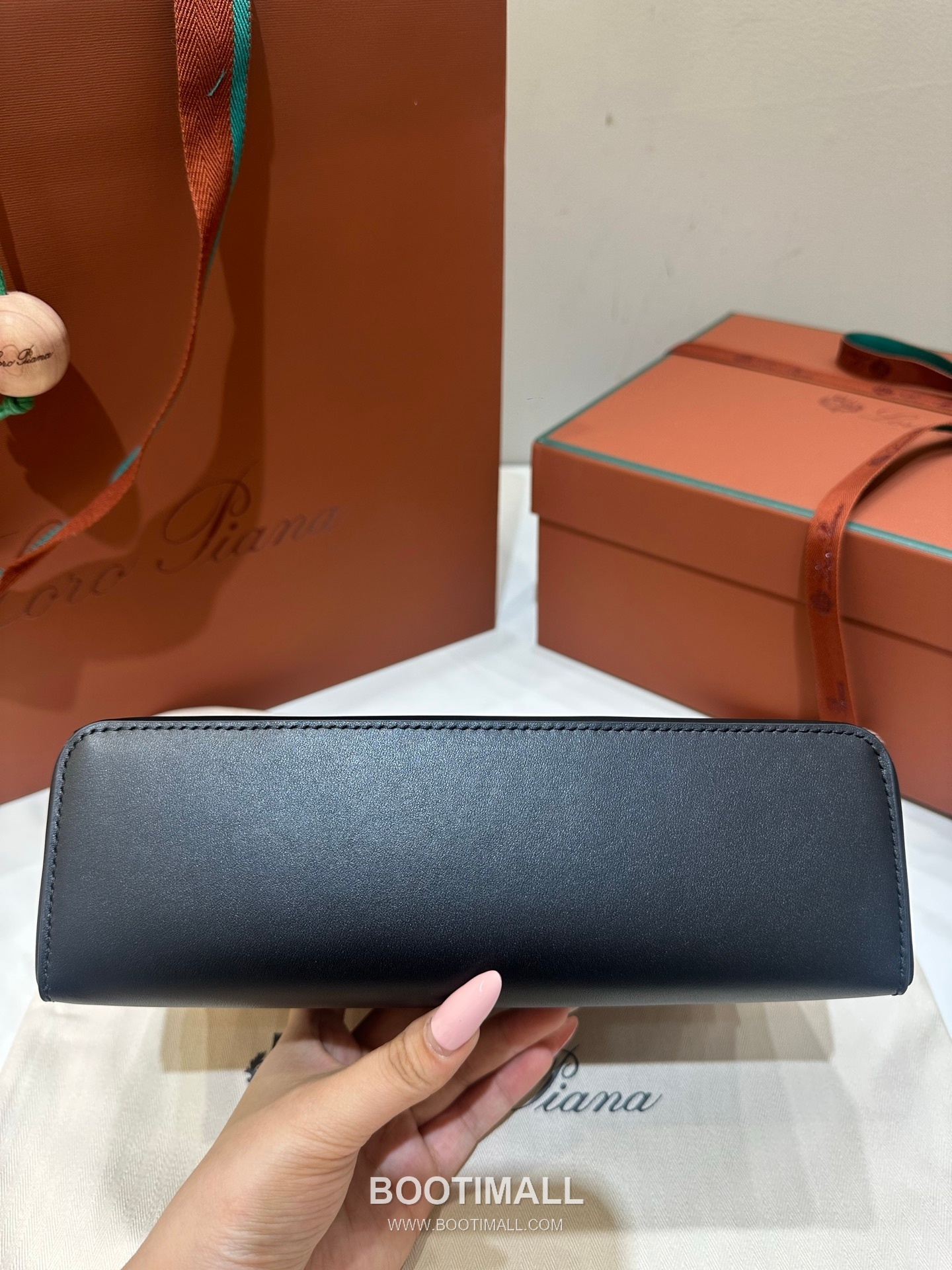 Loro Piana Extra Bag 23 Saddle Leather Bag 로로피아나 엑스트라 백 23 새들 레더 더블지퍼 숄더 크로스백 23cm 8