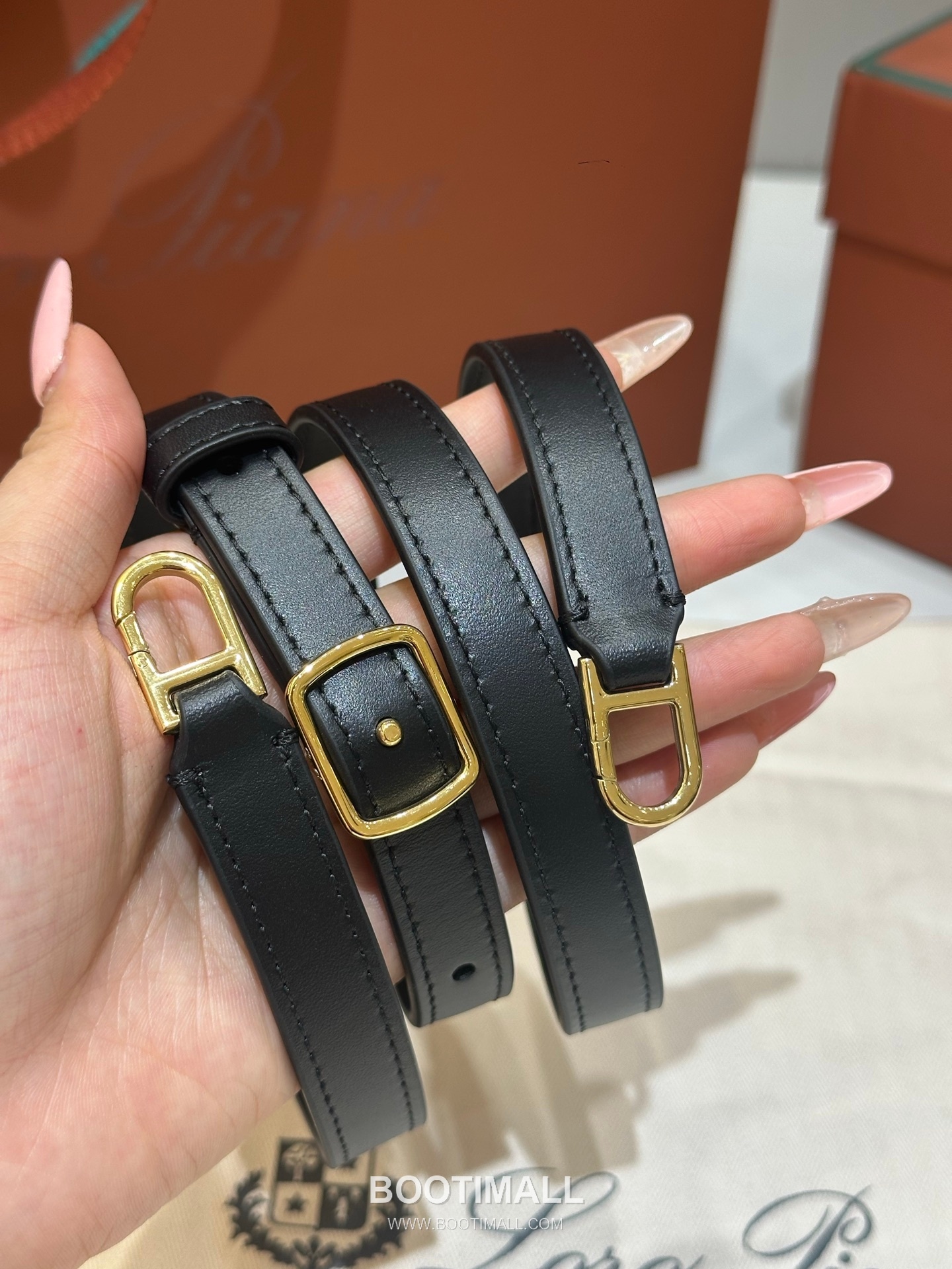 Loro Piana Extra Bag 23 Saddle Leather Bag 로로피아나 엑스트라 백 23 새들 레더 더블지퍼 숄더 크로스백 23cm 9