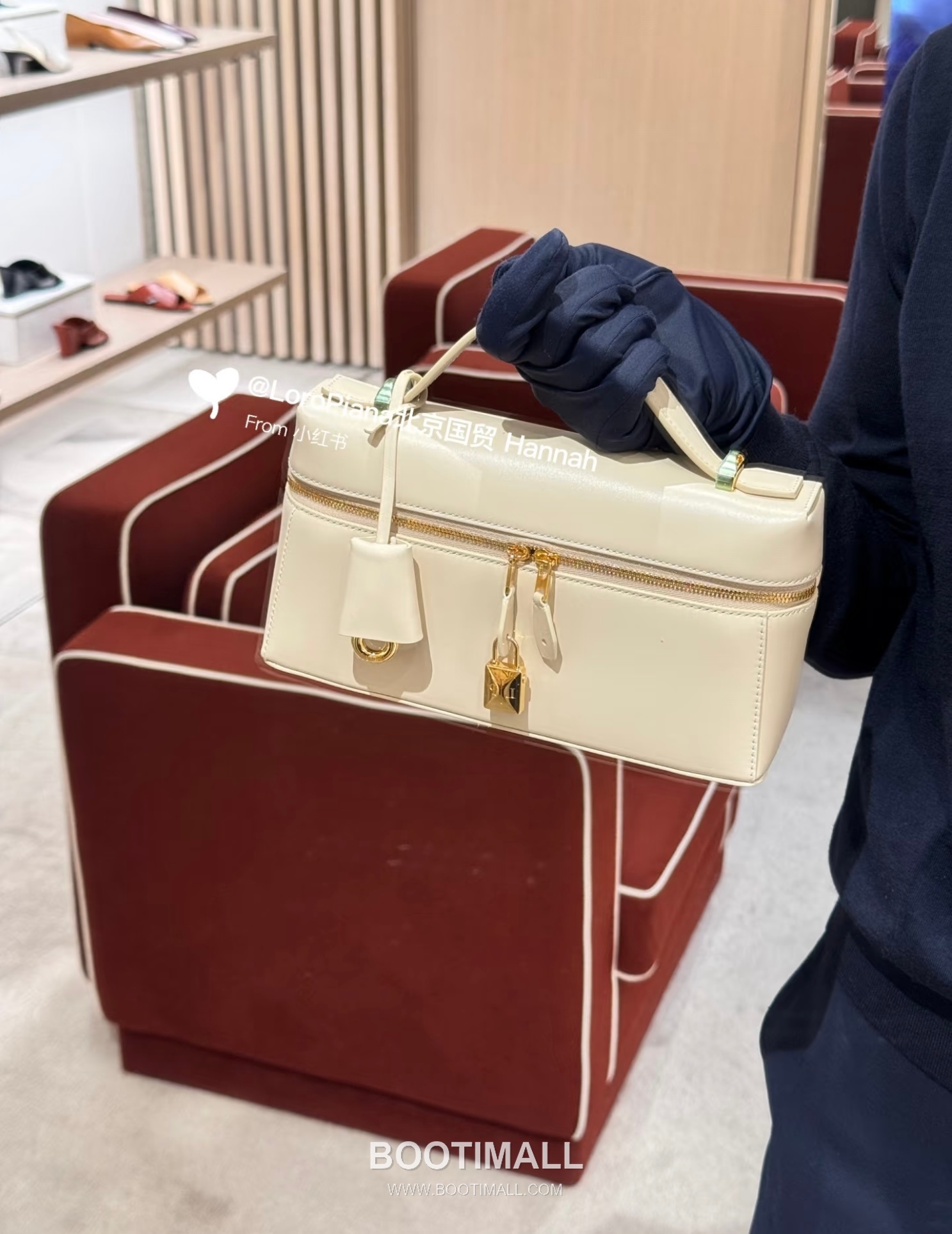 Loro Piana Extra Bag 23 Saddle Leather White Top Handle 로로피아나 엑스트라 백 23 새들 레더 화이트 탑핸들백 23cm 1