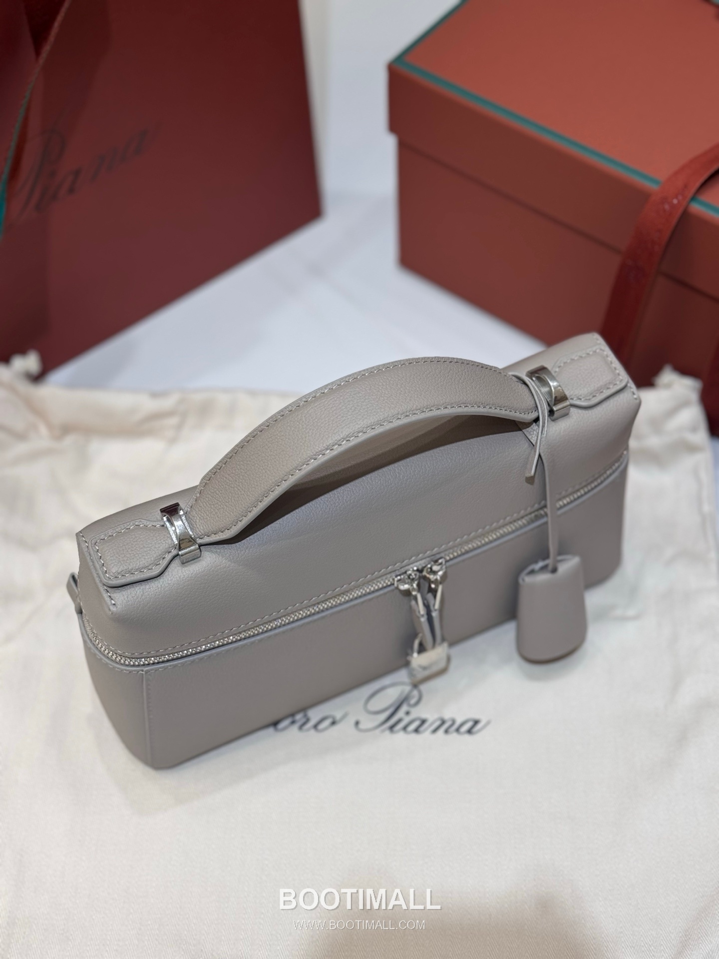 Loro Piana Extra Bag 23 Saddle Leather Bag 로로피아나 엑스트라 백 23 새들 레더 더블지퍼 숄더 크로스백 23cm 3