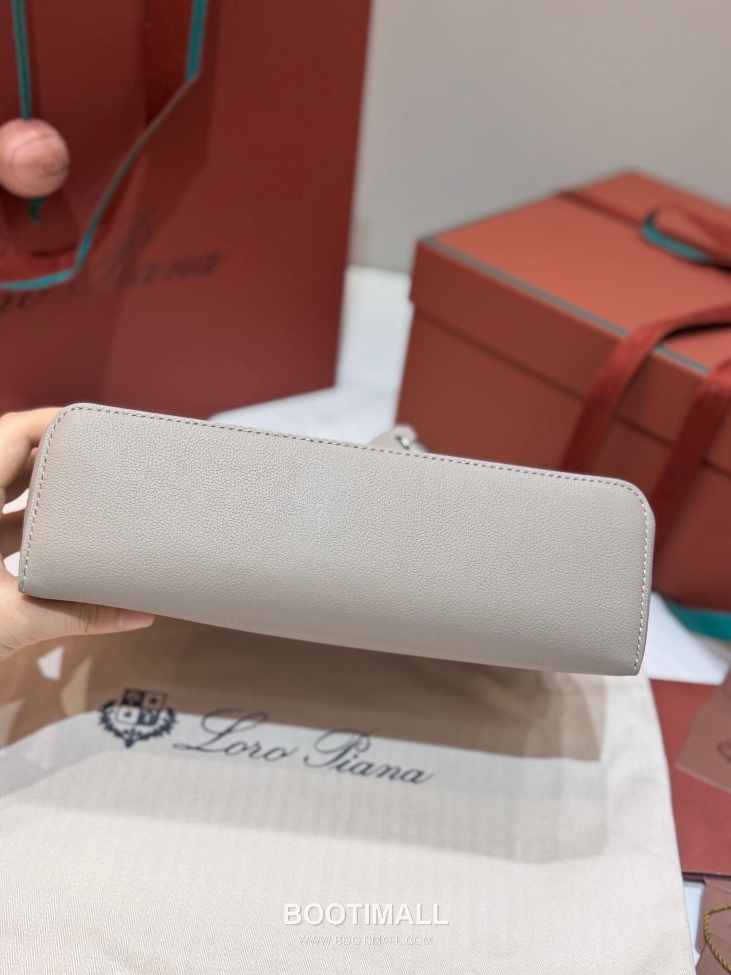 Loro Piana Extra Bag 23 Saddle Leather Bag 로로피아나 엑스트라 백 23 새들 레더 더블지퍼 숄더 크로스백 23cm 8