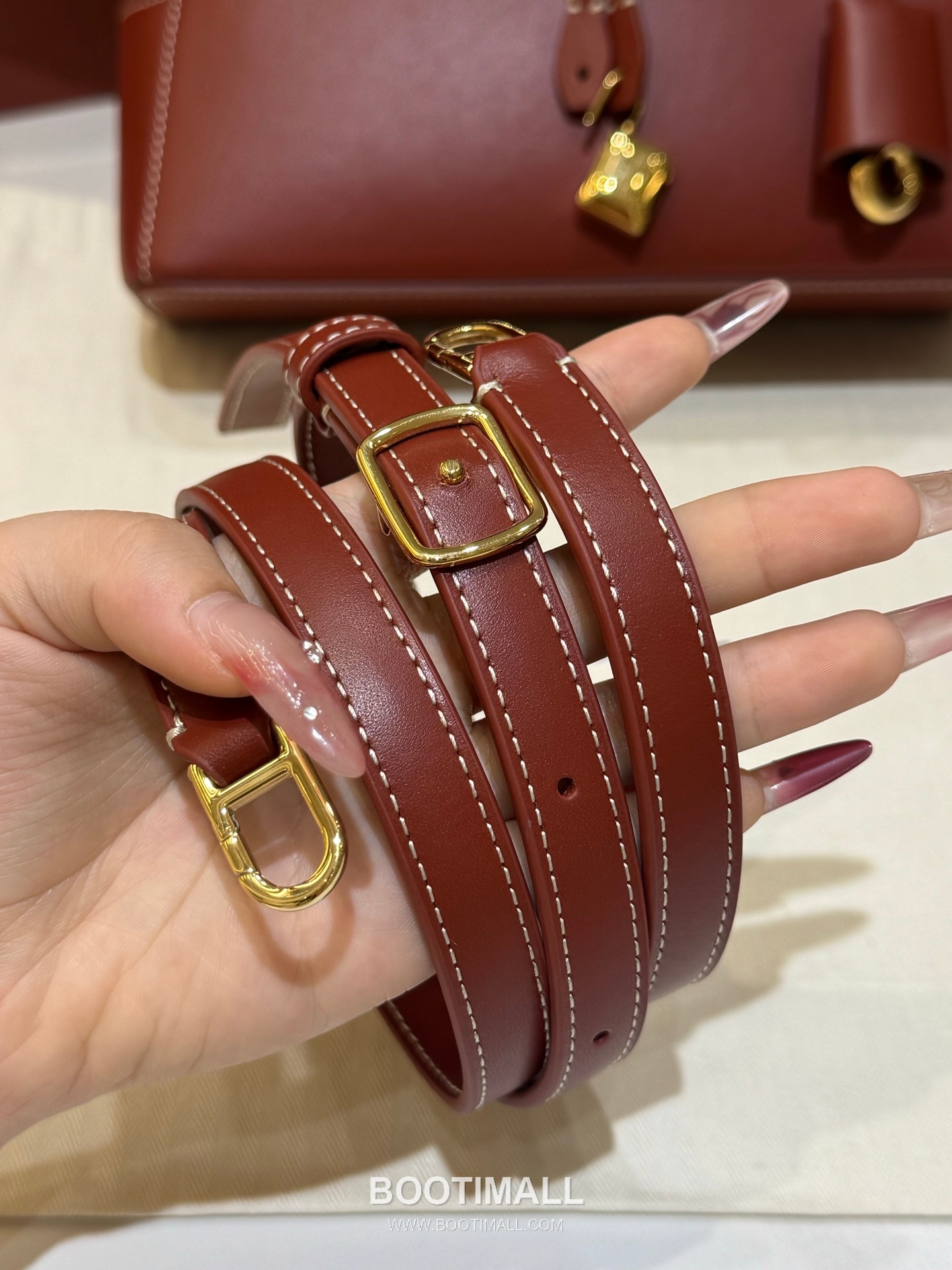 Loro Piana Extra Bag 23 Saddle Leather Bag 로로피아나 엑스트라 백 23 새들 레더 더블지퍼 숄더 크로스백 23cm 9