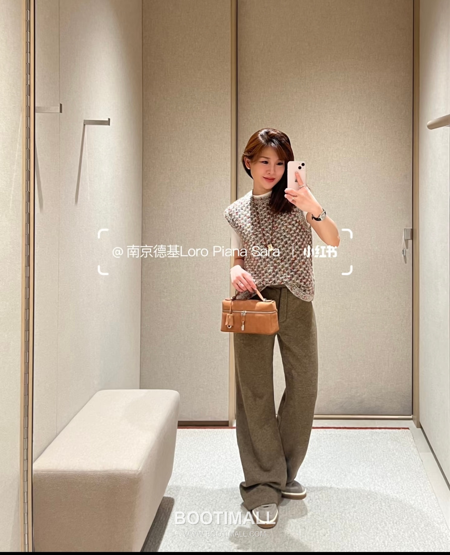 Loro Piana Extra Bag 23 Saddle Leather Bag 로로피아나 엑스트라 백 23 새들 레더 더블지퍼 숄더 크로스백 23cm 2