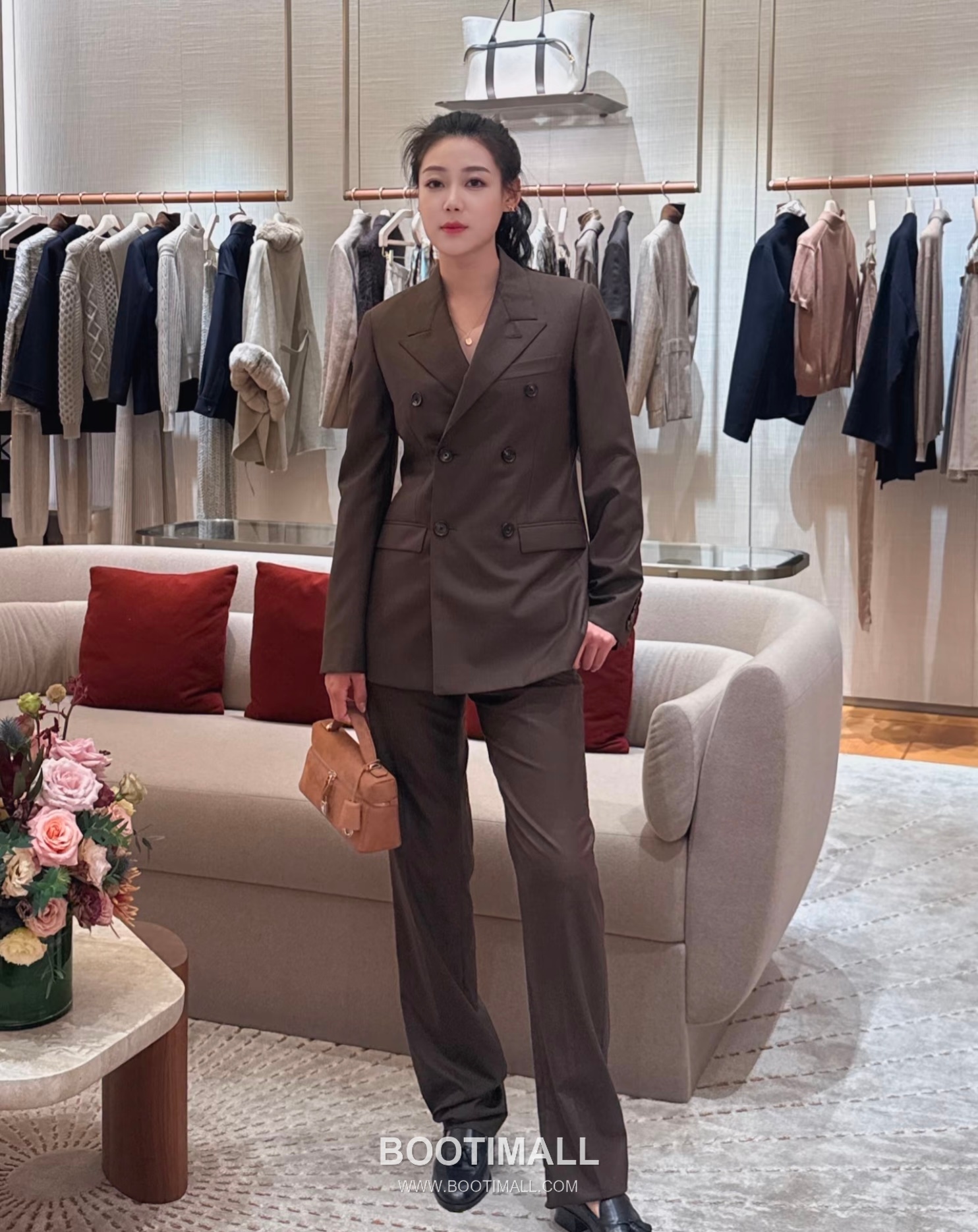 Loro Piana Extra Bag 23 Saddle Leather Bag 로로피아나 엑스트라 백 23 새들 레더 더블지퍼 숄더 크로스백 23cm 5