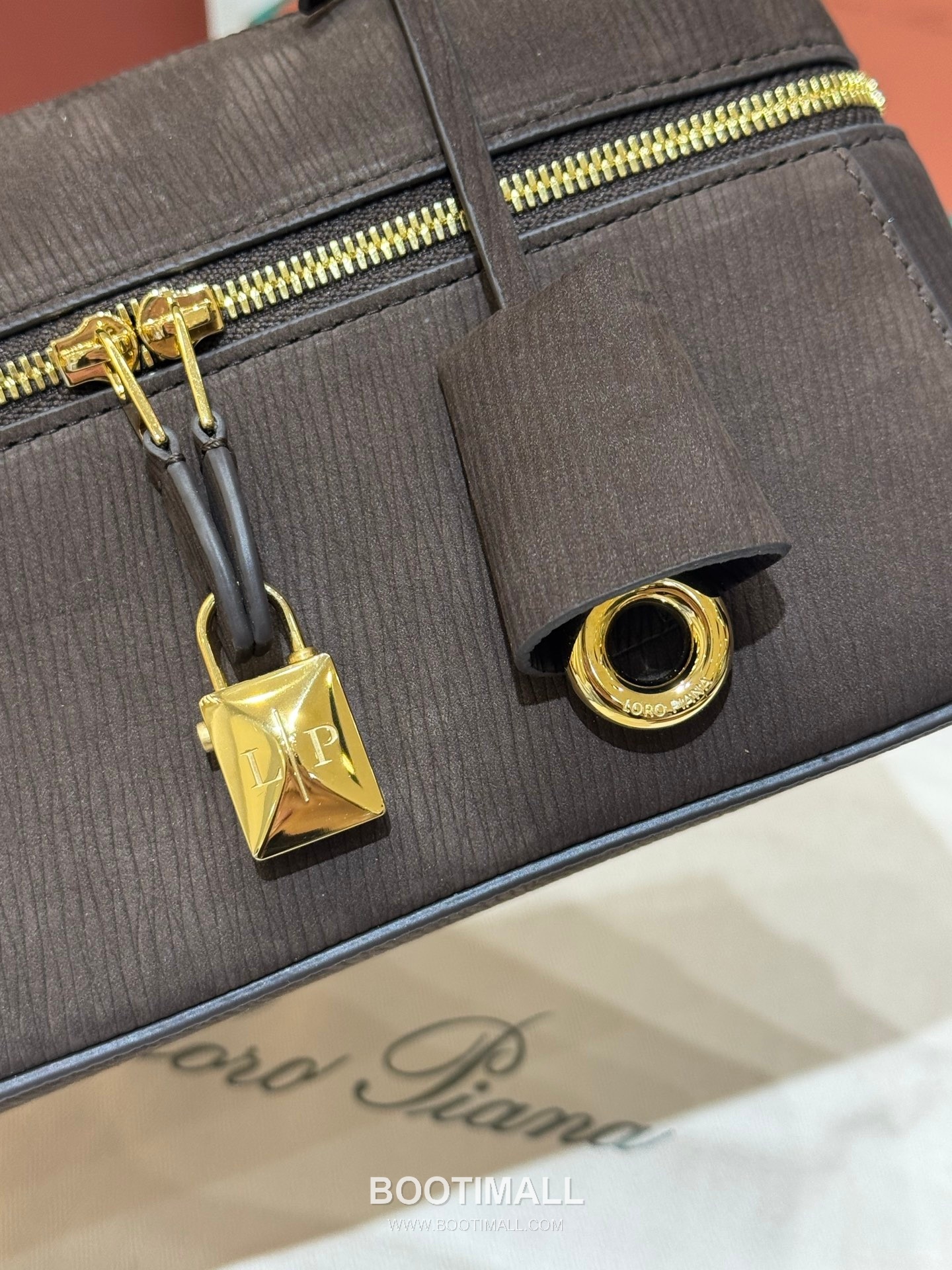 Loro Piana Extra Bag 23 Saddle Leather Dark Brown Top Handle 로로피아나 엑스트라 백 23 새들 레더 다크 브라운 탑핸들백 23cm 11