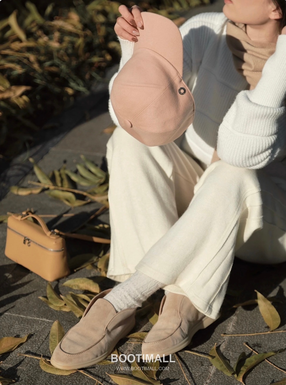 Loro Piana Extra Bag 23 Canvas & Saddle Leather Bag 로로피아나 엑스트라 백 23 캔버스 새들 레더 더블지퍼 숄더 크로스백 23cm 4