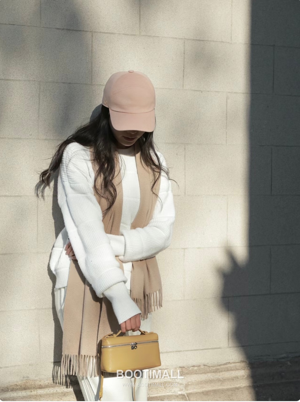 Loro Piana Extra Bag 23 Canvas & Saddle Leather Bag 로로피아나 엑스트라 백 23 캔버스 새들 레더 더블지퍼 숄더 크로스백 23cm 5