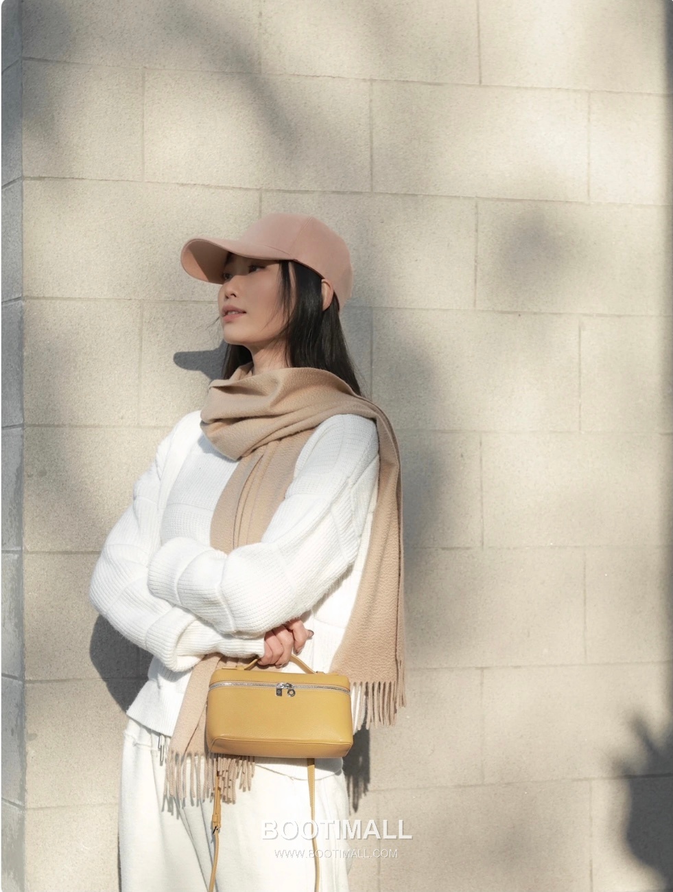 Loro Piana Extra Bag 23 Canvas & Saddle Leather Bag 로로피아나 엑스트라 백 23 캔버스 새들 레더 더블지퍼 숄더 크로스백 23cm 8