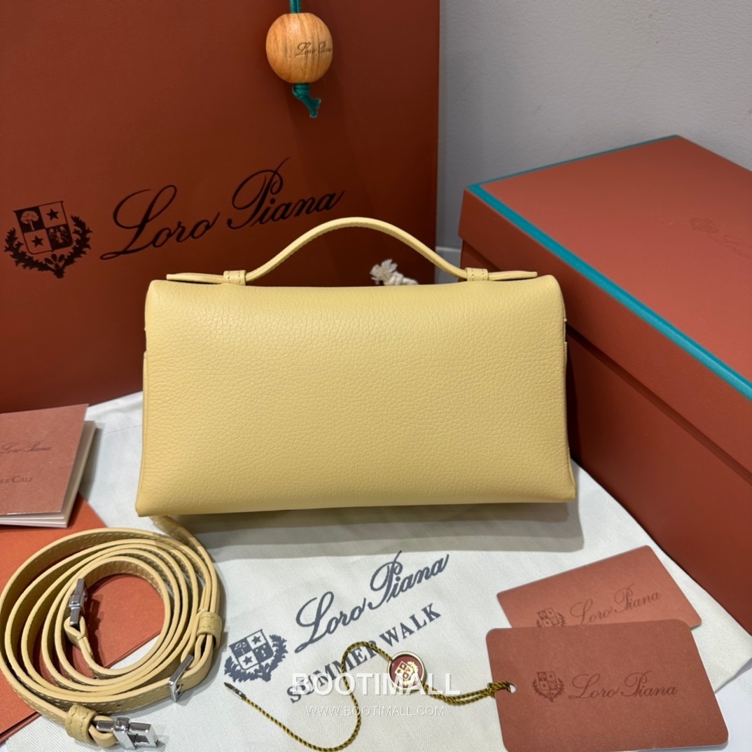 Loro Piana Extra Bag 23 Canvas & Saddle Leather Bag 로로피아나 엑스트라 백 23 캔버스 새들 레더 더블지퍼 숄더 크로스백 23cm 12