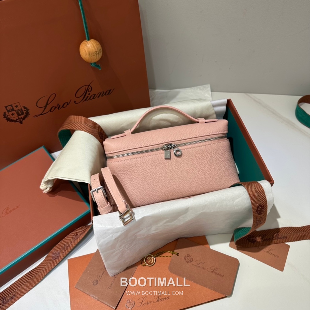 Loro Piana Extra Pocket L19 Woven Calfskin Bag 로로피아나 엑스트라 포켓 L19 위빙 카프스킨 탑핸들 크로스백 19cm 10