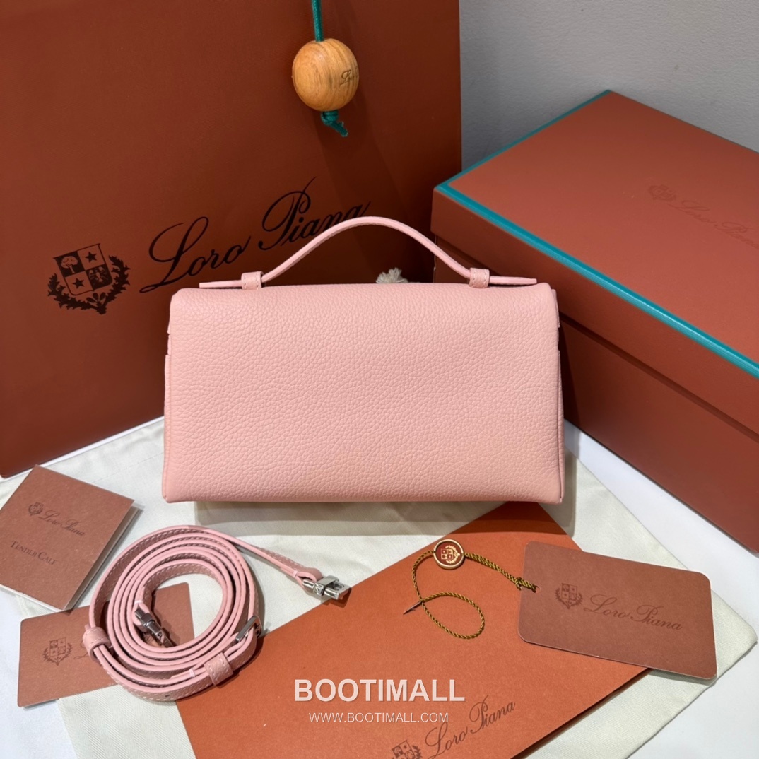 Loro Piana Extra Pocket L19 Woven Calfskin Bag 로로피아나 엑스트라 포켓 L19 위빙 카프스킨 탑핸들 크로스백 19cm 12