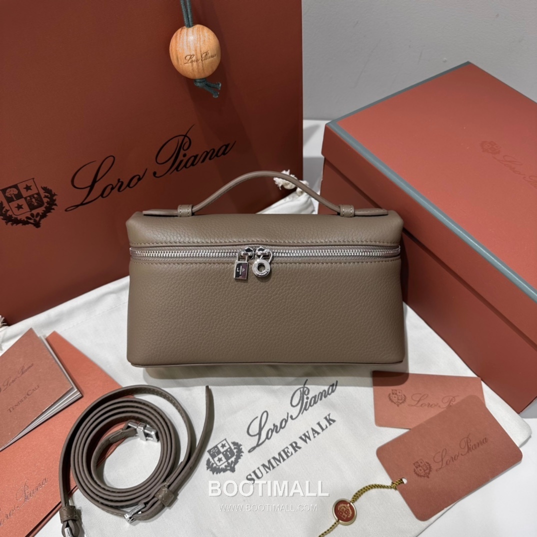 Loro Piana Extra Pocket L19 Woven Calfskin Bag 로로피아나 엑스트라 포켓 L19 위빙 카프스킨 탑핸들 크로스백 19cm 6