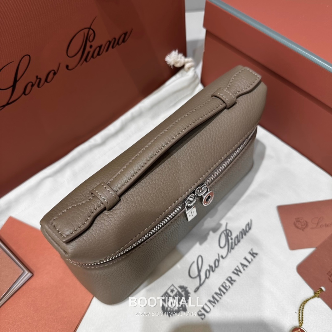 Loro Piana Extra Pocket L19 Woven Calfskin Bag 로로피아나 엑스트라 포켓 L19 위빙 카프스킨 탑핸들 크로스백 19cm 8