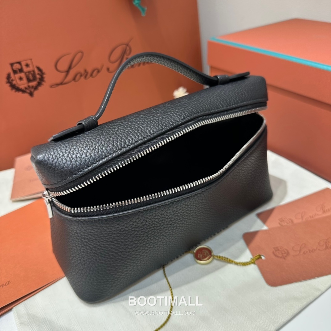 Loro Piana Extra Pocket L19 Woven Calfskin Bag 로로피아나 엑스트라 포켓 L19 위빙 카프스킨 탑핸들 크로스백 19cm 7