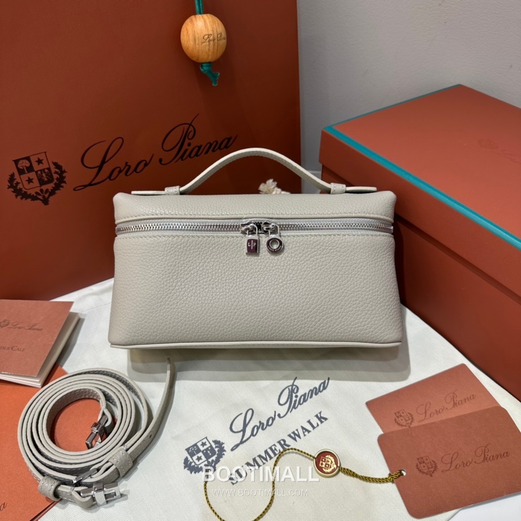 Loro Piana Extra Pocket L19 Woven Calfskin Bag 로로피아나 엑스트라 포켓 L19 위빙 카프스킨 탑핸들 크로스백 19cm 11