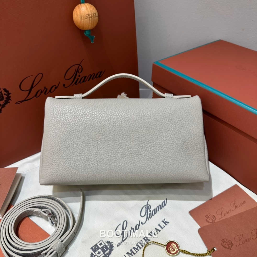 Loro Piana Extra Pocket L19 Woven Calfskin Bag 로로피아나 엑스트라 포켓 L19 위빙 카프스킨 탑핸들 크로스백 19cm 12