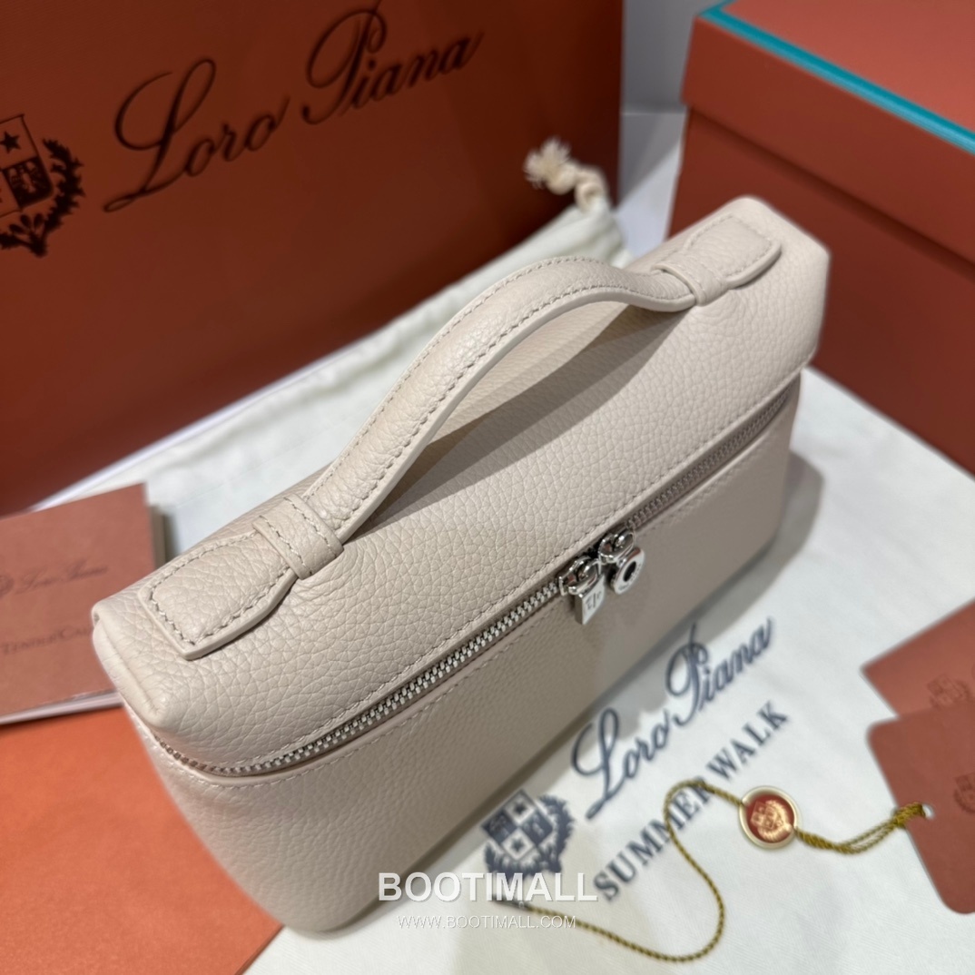 Loro Piana Extra Pocket L19 Woven Calfskin Bag 로로피아나 엑스트라 포켓 L19 위빙 카프스킨 탑핸들 크로스백 19cm 8
