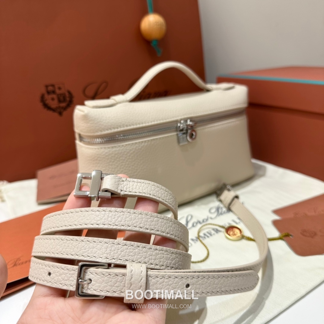 Loro Piana Extra Pocket L19 Woven Calfskin Bag 로로피아나 엑스트라 포켓 L19 위빙 카프스킨 탑핸들 크로스백 19cm 10