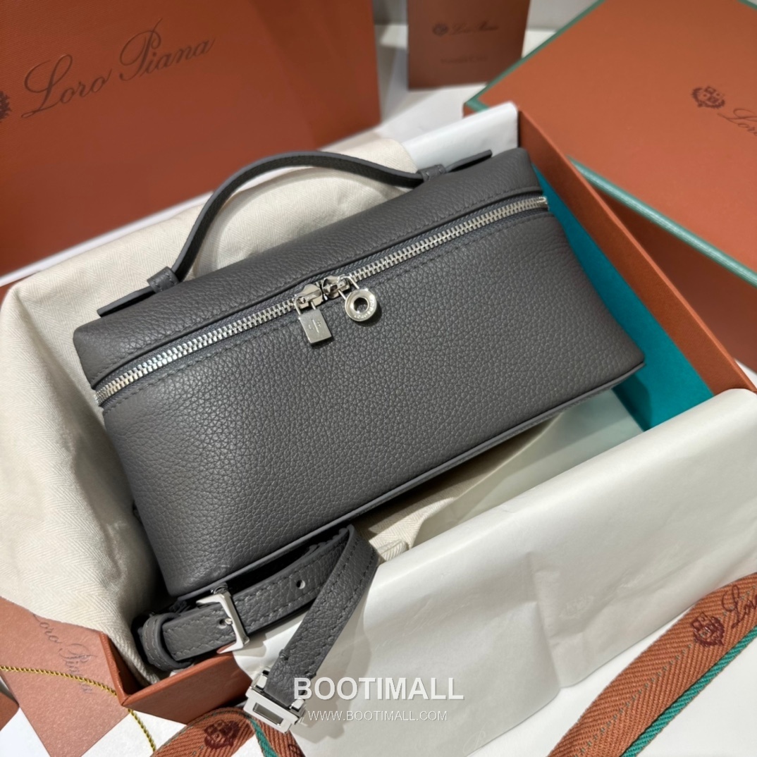 Loro Piana Extra Pocket L19 Woven Calfskin Bag 로로피아나 엑스트라 포켓 L19 위빙 카프스킨 탑핸들 크로스백 19cm 2