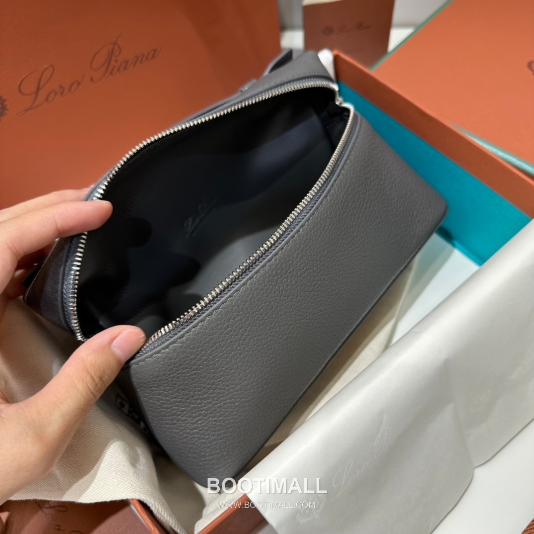 Loro Piana Extra Pocket L19 Woven Calfskin Bag 로로피아나 엑스트라 포켓 L19 위빙 카프스킨 탑핸들 크로스백 19cm 7