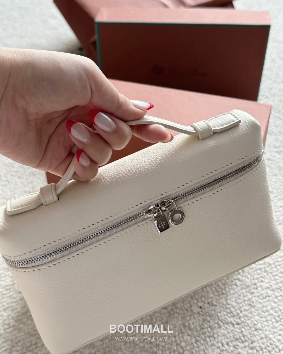 Loro Piana Extra Pocket L19 Calfskin Bag 로로피아나 엑스트라 포켓 L19 카프스킨 탑핸들 크로스백 19cm 6