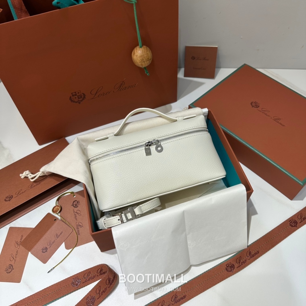 Loro Piana Extra Pocket L19 Calfskin Bag 로로피아나 엑스트라 포켓 L19 카프스킨 탑핸들 크로스백 19cm 10