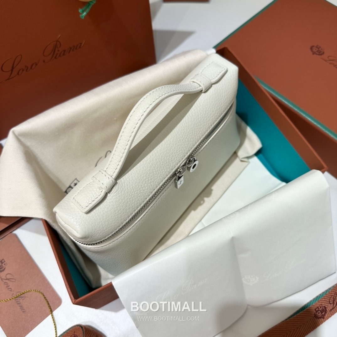 Loro Piana Extra Pocket L19 Calfskin Bag 로로피아나 엑스트라 포켓 L19 카프스킨 탑핸들 크로스백 19cm 13