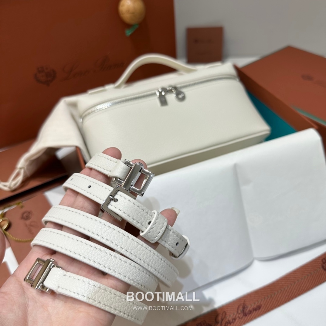 Loro Piana Extra Pocket L19 Calfskin Bag 로로피아나 엑스트라 포켓 L19 카프스킨 탑핸들 크로스백 19cm 14