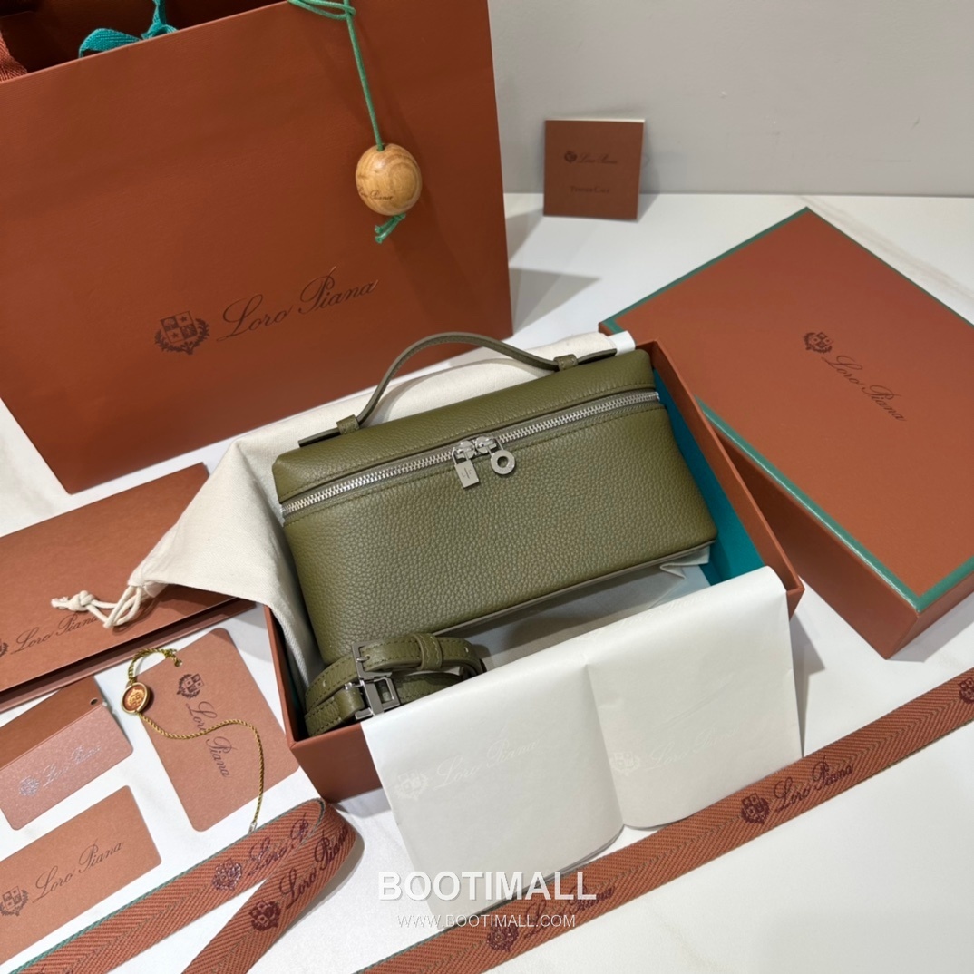 Loro Piana Extra Pocket L19 Calfskin Bag 로로피아나 엑스트라 포켓 L19 카프스킨 탑핸들 크로스백 19cm 7