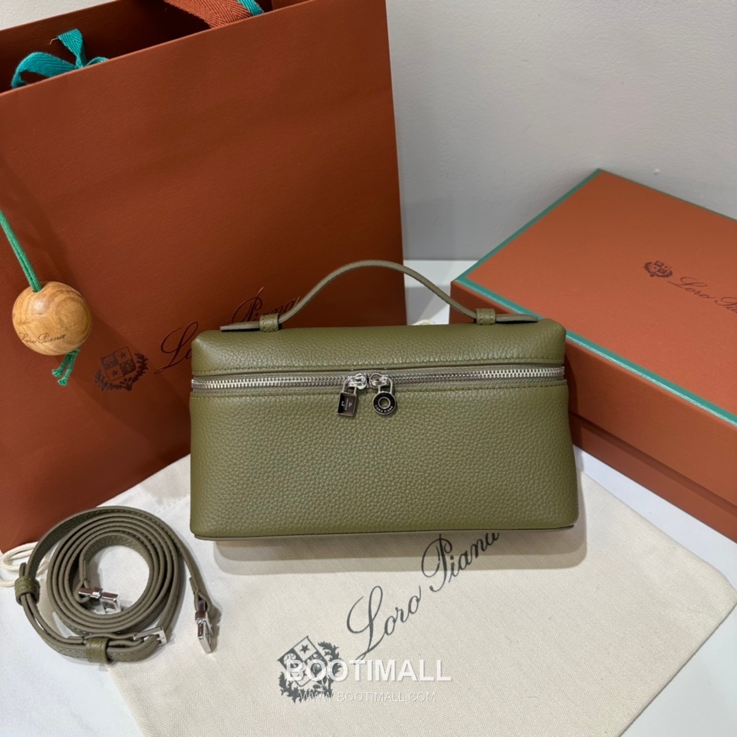 Loro Piana Extra Pocket L19 Calfskin Bag 로로피아나 엑스트라 포켓 L19 카프스킨 탑핸들 크로스백 19cm 8