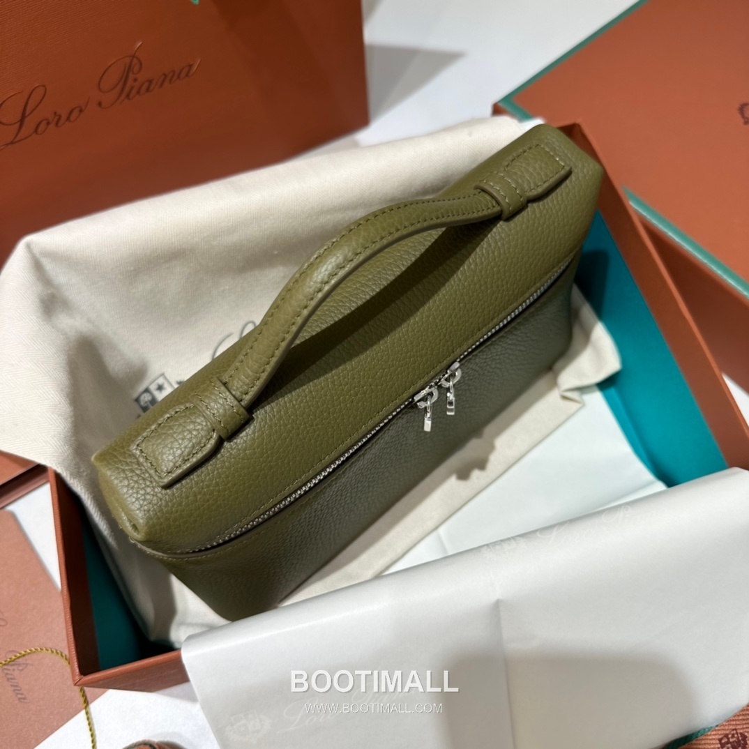 Loro Piana Extra Pocket L19 Calfskin Bag 로로피아나 엑스트라 포켓 L19 카프스킨 탑핸들 크로스백 19cm 10