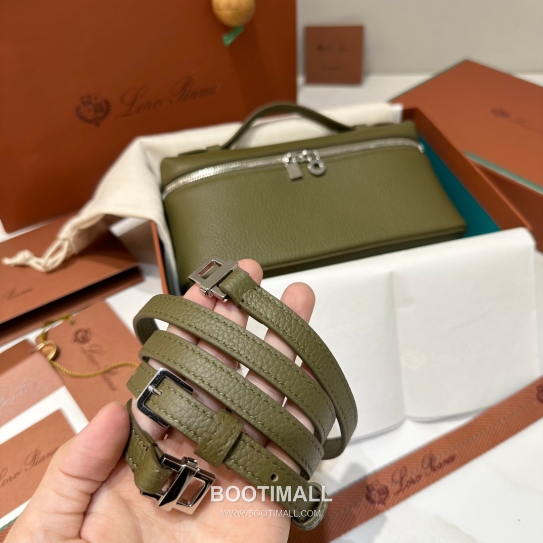 Loro Piana Extra Pocket L19 Calfskin Bag 로로피아나 엑스트라 포켓 L19 카프스킨 탑핸들 크로스백 19cm 11