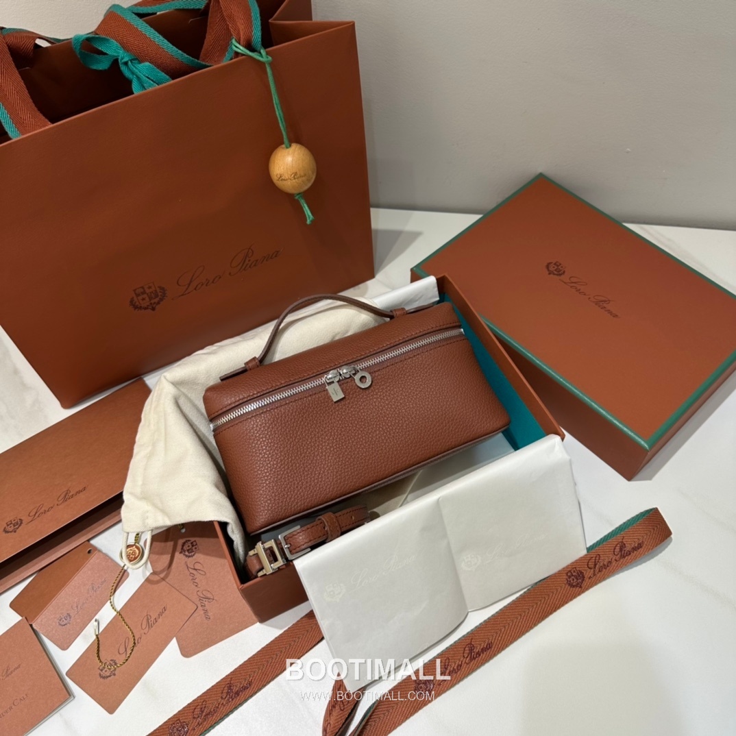 Loro Piana Extra Pocket L19 Calfskin Bag 로로피아나 엑스트라 포켓 L19 카프스킨 탑핸들 크로스백 19cm 10