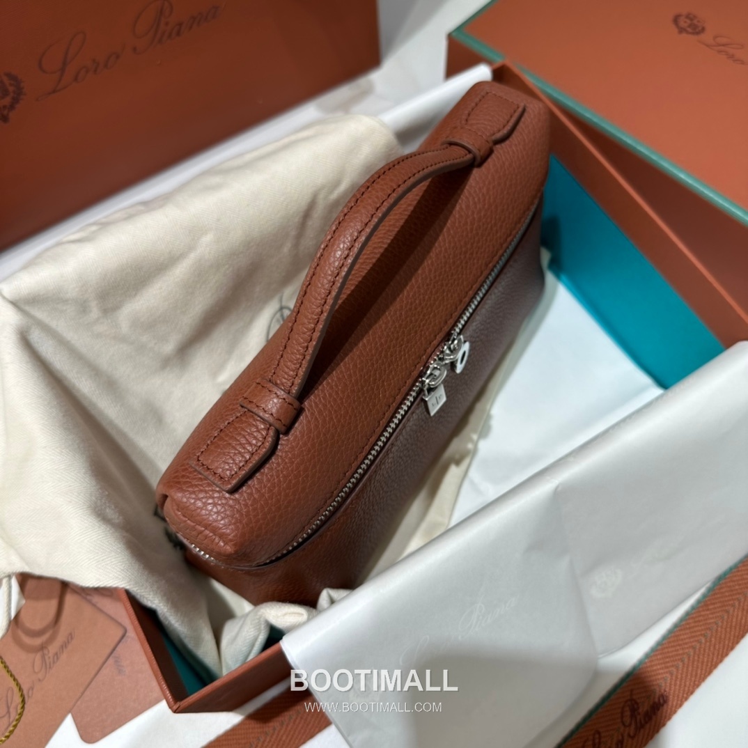 Loro Piana Extra Pocket L19 Calfskin Bag 로로피아나 엑스트라 포켓 L19 카프스킨 탑핸들 크로스백 19cm 13