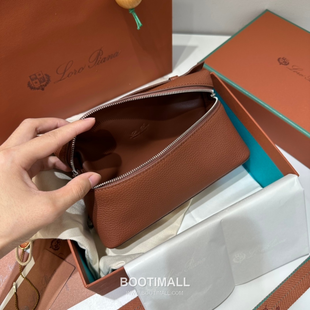 Loro Piana Extra Pocket L19 Calfskin Bag 로로피아나 엑스트라 포켓 L19 카프스킨 탑핸들 크로스백 19cm 16