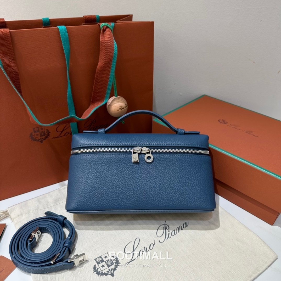 Loro Piana Extra Pocket L19 Woven Calfskin Bag 로로피아나 엑스트라 포켓 L19 위빙 카프스킨 탑핸들 크로스백 19cm 2