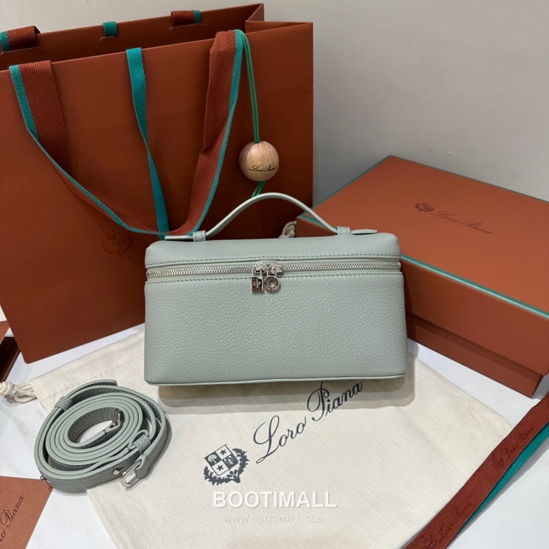 Loro Piana Extra Pocket L19 Woven Calfskin Bag 로로피아나 엑스트라 포켓 L19 위빙 카프스킨 탑핸들 크로스백 19cm 6